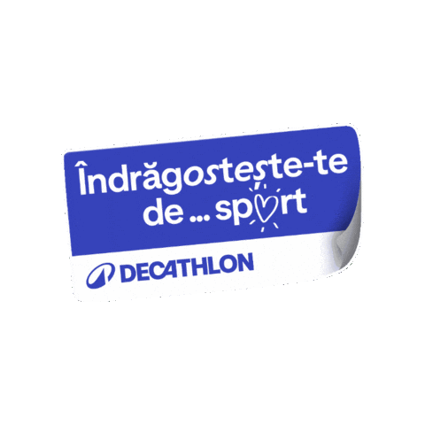 Heart V-Day Sticker by Decathlon Romania