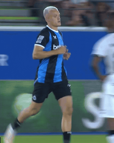 Blauw-Zwart GIF by Club Brugge