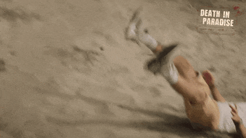Dip Falling Over GIF by Death In Paradise