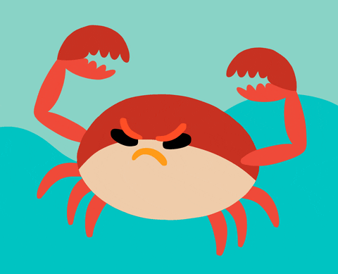 Crabby meme gif