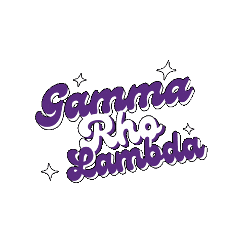 Sticker by Gamma Rho Lambda