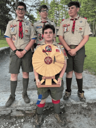 Marching Boy Scouts GIF