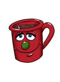 Cup Hello GIF by Living Puppets