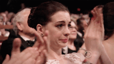 Anne Hathaway Clapping GIF by swerk - Find & Share on GIPHY