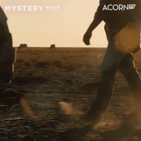 Mystery Road Walking GIF by Acorn TV Latin America