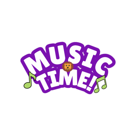 Music Time Lion Sticker by I Am Courageous