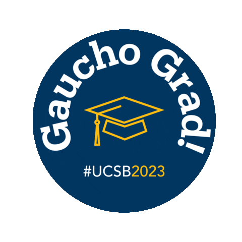 Graduation Ucsb Sticker by UC Santa Barbara