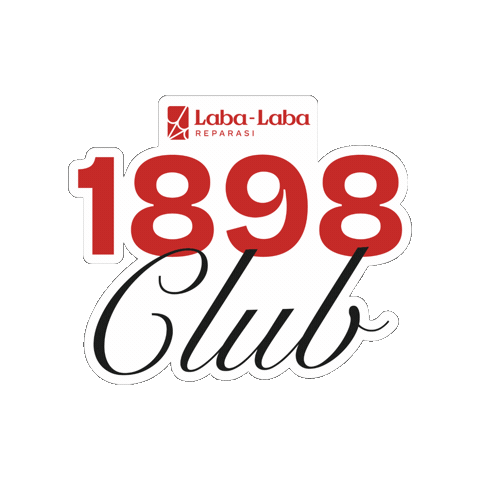 1898Club Sticker by Laba-Laba Reparasi