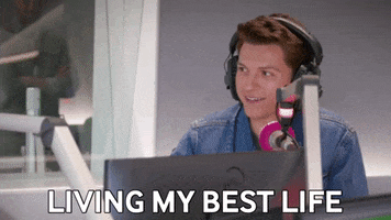 Tom Holland Living My Best Life GIF by AbsoluteRadio