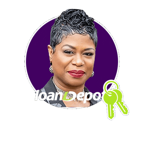 Michelle Coleman Sticker by Loan Depot - Christine Sittinger