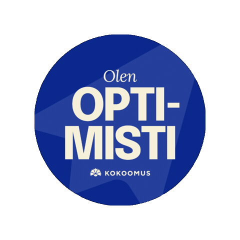Optimisti Sticker by Pohjanmaan Kokoomus