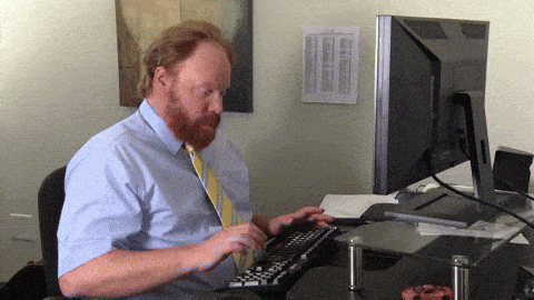 Giphy - Work Working GIF by Team Coco
