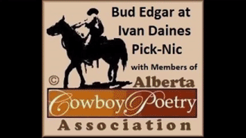 bud alberta cowboy poetry association ivan daines pick-nic GIF