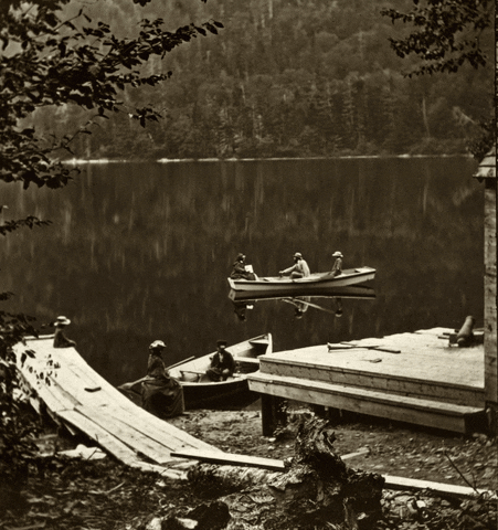 new hampshire lake GIF by Vintage 3D
