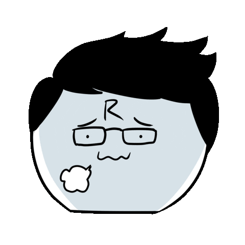 R Randy Sticker by Komikman