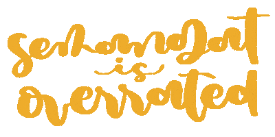 Lettering Mengeluh Sticker