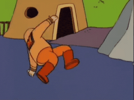 Planet Of The Apes Simpsons GIF by tylaum