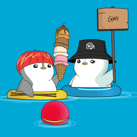 Ice Cream Summer GIF by Pudgy Penguins