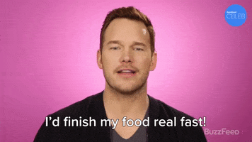 Chris Pratt Eating GIF by BuzzFeed