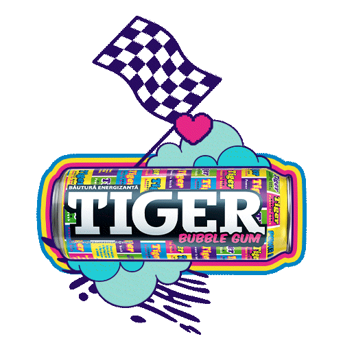 Tiger Tigerenergydrink Tigerclassic Tigermax Tigerzero Tigerufo Tigernewschoolclassic Tigerbubblegum Sticker by Tiger Energy Drink