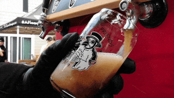 blackplaguebrewing craft beer beer cans beer pour black plague GIF
