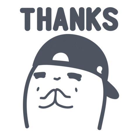 Halloween Thanks Sticker