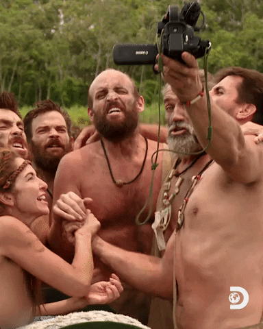 Screaming Naked And Afraid GIF by Discovery