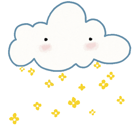 Flower Cloud Sticker by Ogin Nayam