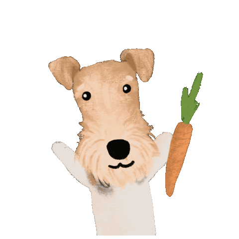 Wire Fox Terrier Dance Sticker by breadcrumbsclub