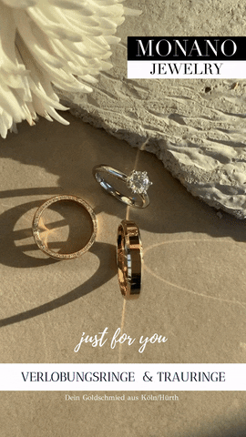 monano_jewelry wedding gold jewelry diamond GIF