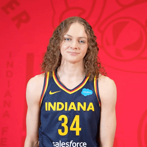 Womens Basketball Shrug GIF by Indiana Fever