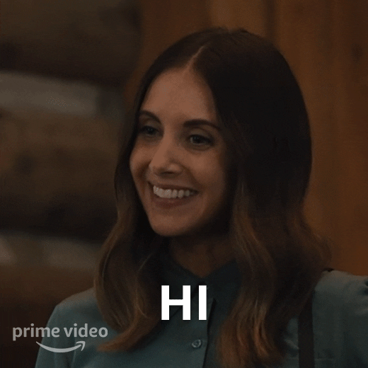Alison Brie Hello GIF by Amazon Prime Video