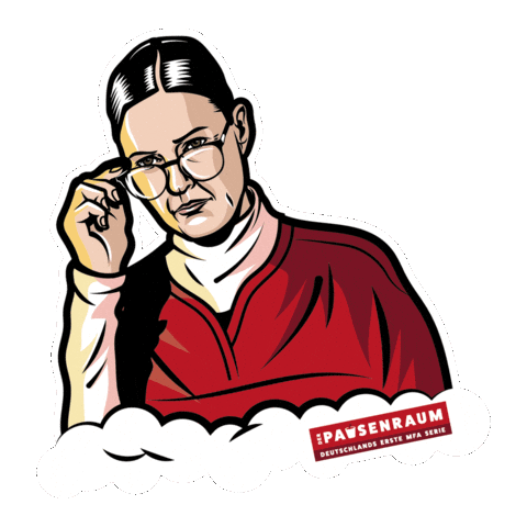 Pausenraum Sticker by DRACO