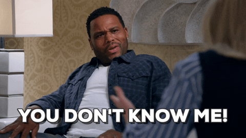 Giphy - You Dont Know Me Anthony Anderson GIF by ABC Network