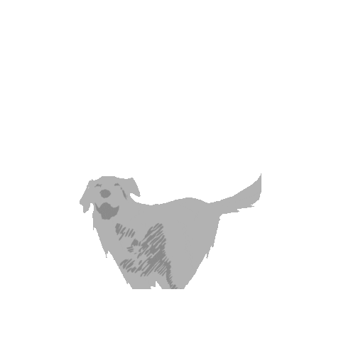Dog in Dock Sticker