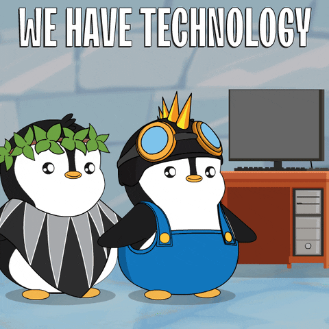 Artificial Intelligence Work GIF by Pudgy Penguins