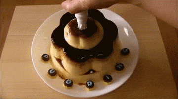 food porn pudding GIF