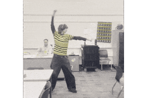 Dance Arm Swing Sticker