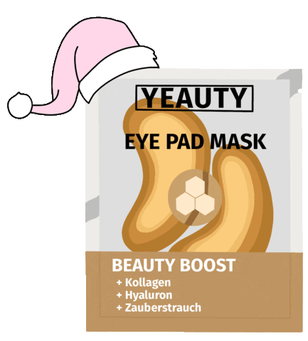 Christmas Augenpad Sticker by YEAUTY