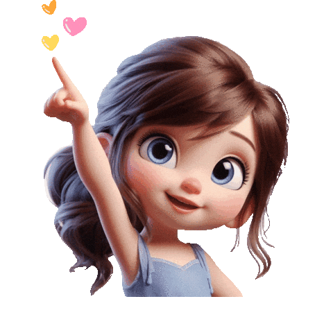 Elistorycriativo Menina Sticker