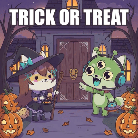 Trick Or Treat Celebration GIF by WUFFI