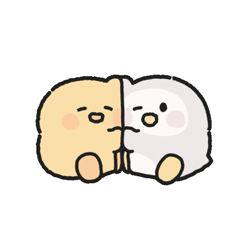 Besties Snuggle Sticker
