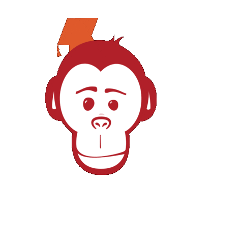 Monkeys University Sticker