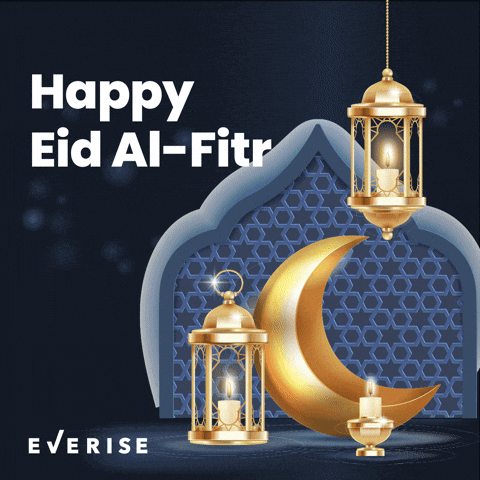 Happy Eid Al Fitr GIF by Everise by everise