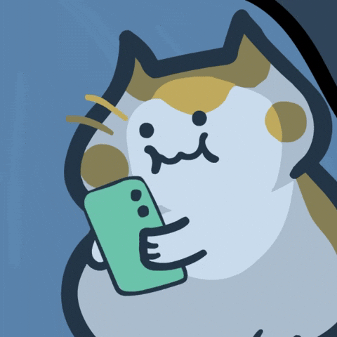 Watching Social Media GIF by Poku Meow - Find & Share on GIPHY