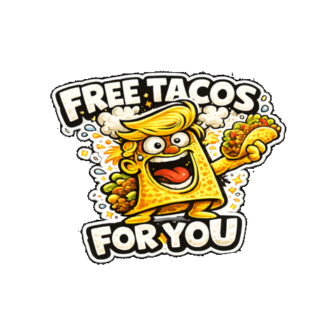 Excited Tacos Sticker
