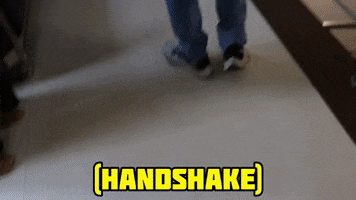 Handshake Hello GIF by Digital Pratik