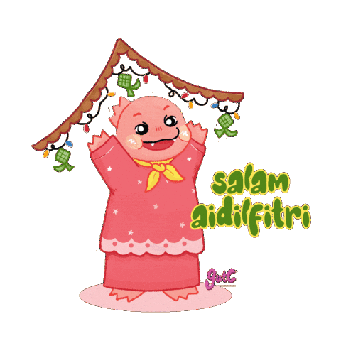 Raya Aidilfitri Sticker by The Tapping Tapir