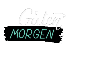 Saturday Morning Guten Morgen Sticker