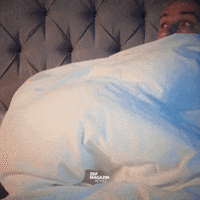 scary gif bed